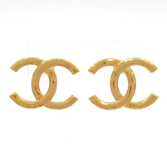 Chanel Earrings CC Logo Gold