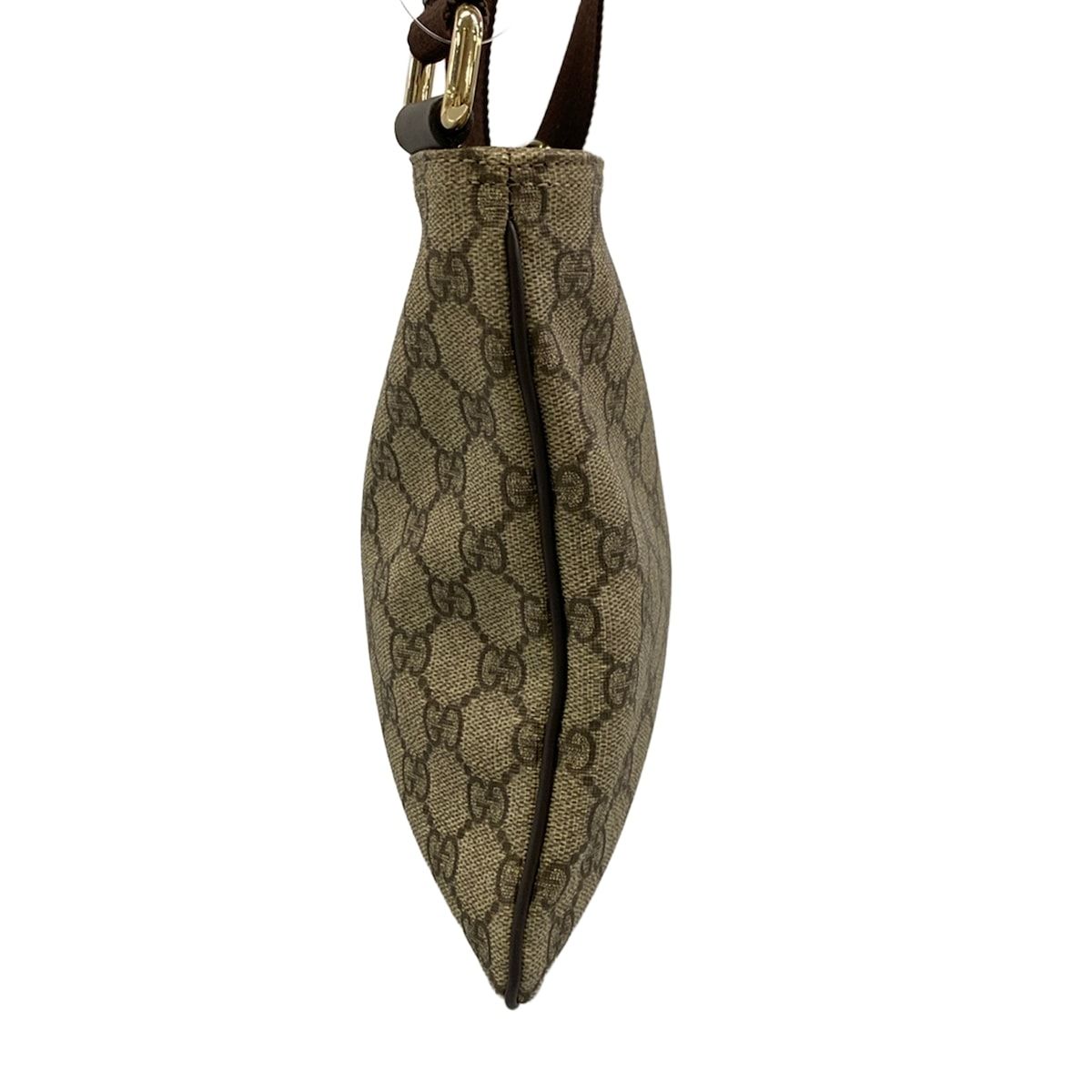 Gucci Shoulder Bag GG Supreme Beige Dark Brown — view 4