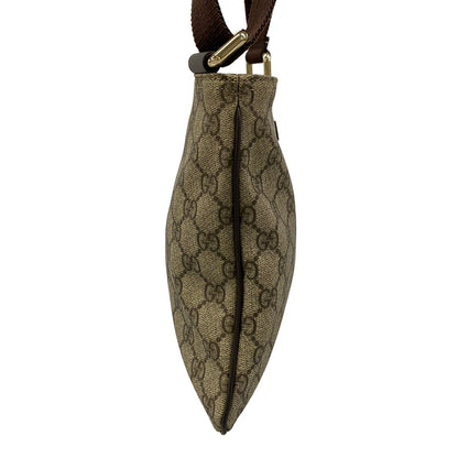 Gucci Shoulder Bag GG Supreme Beige Dark Brown — view 2