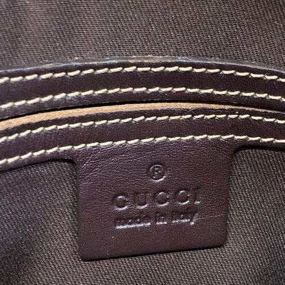 Gucci Shoulder Bag GG Supreme Beige Dark Brown — view 8
