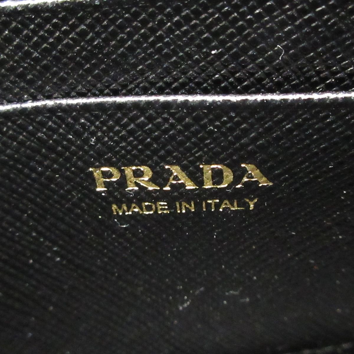 Prada Wallet Black Gold Chain Leather — view 6