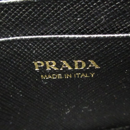 Prada Wallet Black Gold Chain Leather — view 6