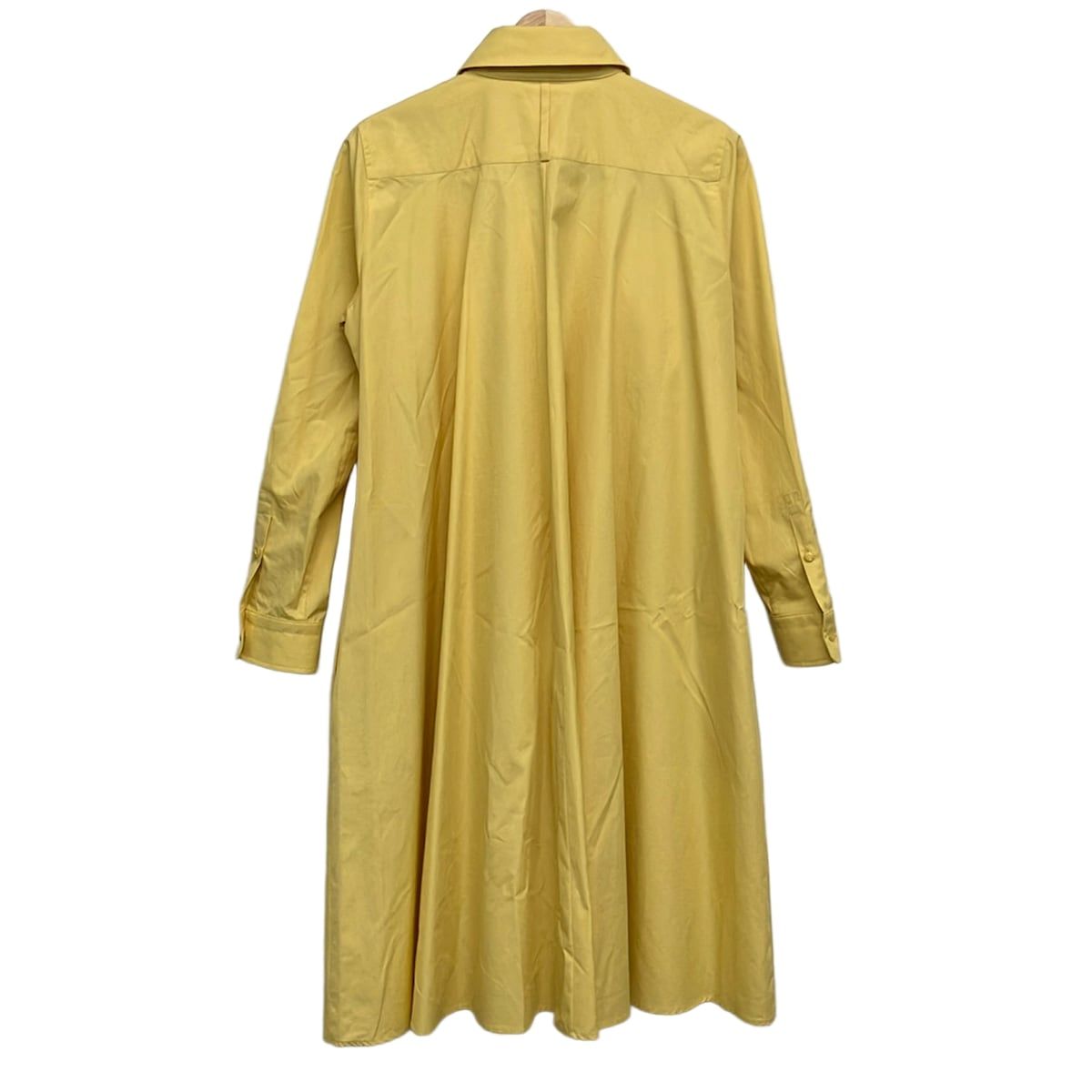 Max Mara Dress 40 Yellow Regular Color Long Sleeve Shirt — view 2