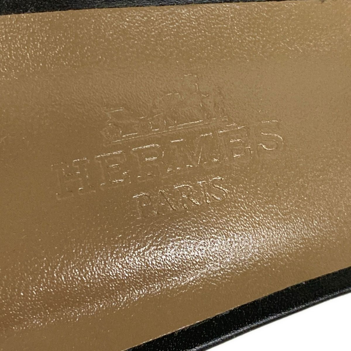 Hermes Sandals 36.5 Oasis Black — view 8
