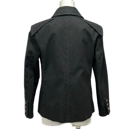 Chanel Jacket 34 Black Long Sleeve Spring Autumn Cotton — view 2