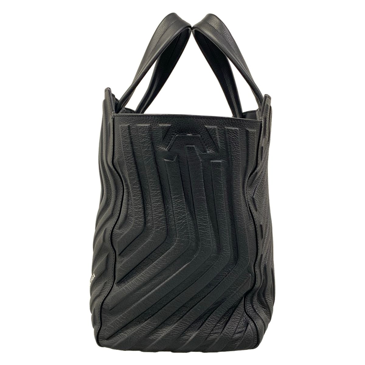 Balenciaga Tote Black Embossed Leather — view 4