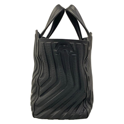 Balenciaga Tote Black Embossed Leather — view 4