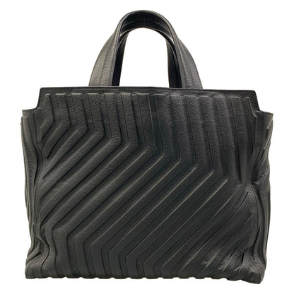 Balenciaga Tote Black Embossed Leather — view 3