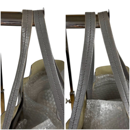 Celine Horizontal Cover Tote Light Gray Leather Shoulder Bag — view 6