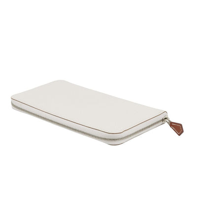 Hermes Wallet Azap Long Silk in Grease Silver Epsom — view 2