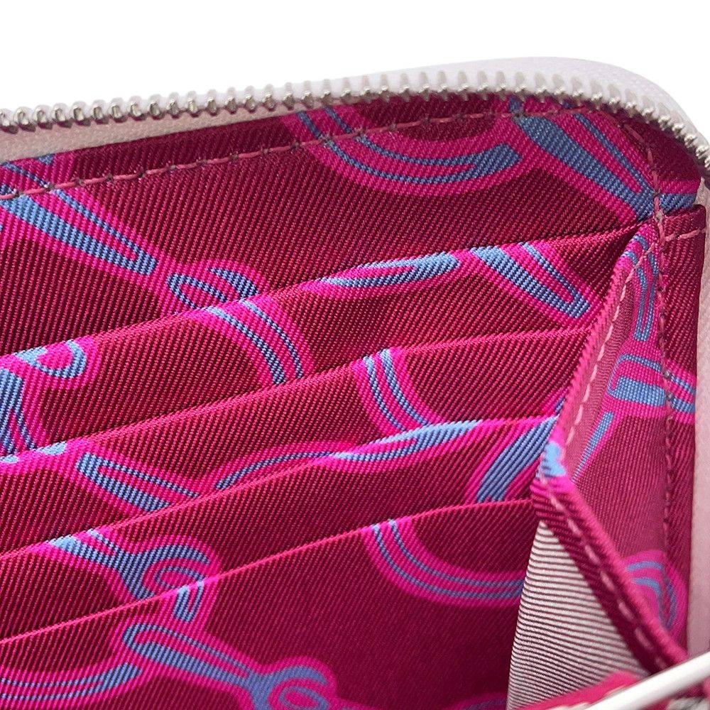 Hermes Wallet Azap Long Silk in Grease Silver Epsom — view 8