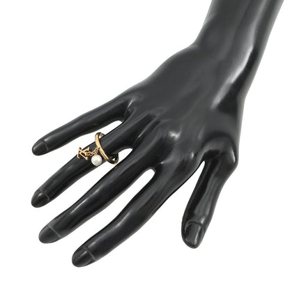 Louis Vuitton Ring LV Iconic Metal Faux Pearl — view 4