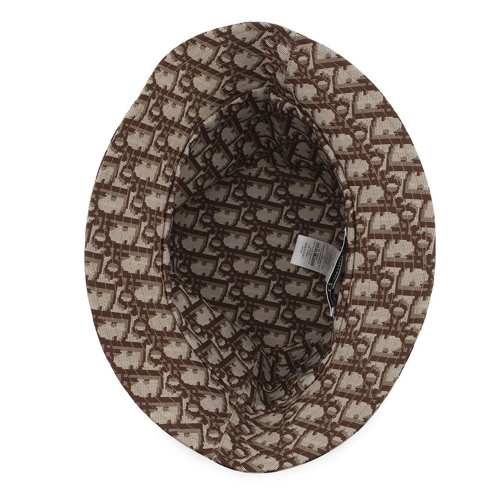 Dior Bucket Hat Leopard Pattern Oblique Reversible 58 — view 5