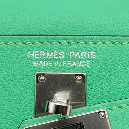 Hermes Bag Charm Kelly Festival Vert Comic Silver Swift — view 8