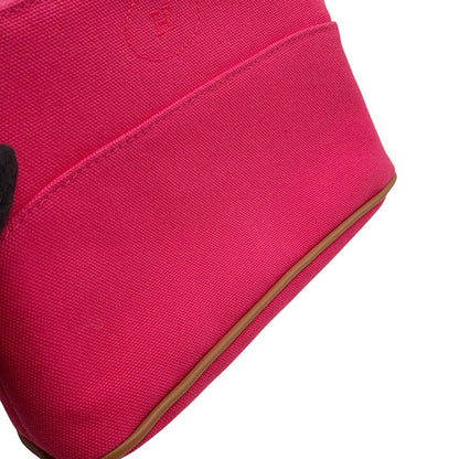 Hermes Pouch Bolide PM Hibiscus Silver Cotton Case — view 5