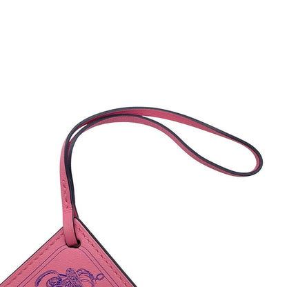 Hermes Bag Charm Carre Nano Robe du Soir Roseuete Swift — view 5
