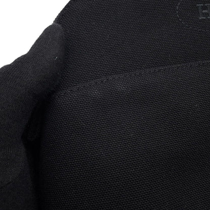 Hermes Pouch Bolide Mini Black Silver Canvas — view 5