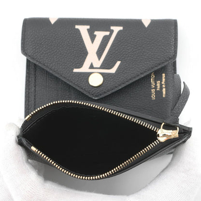 Louis Vuitton Trifold Wallet Monogram Empreinte Portefeuille Victorine Black — view 6