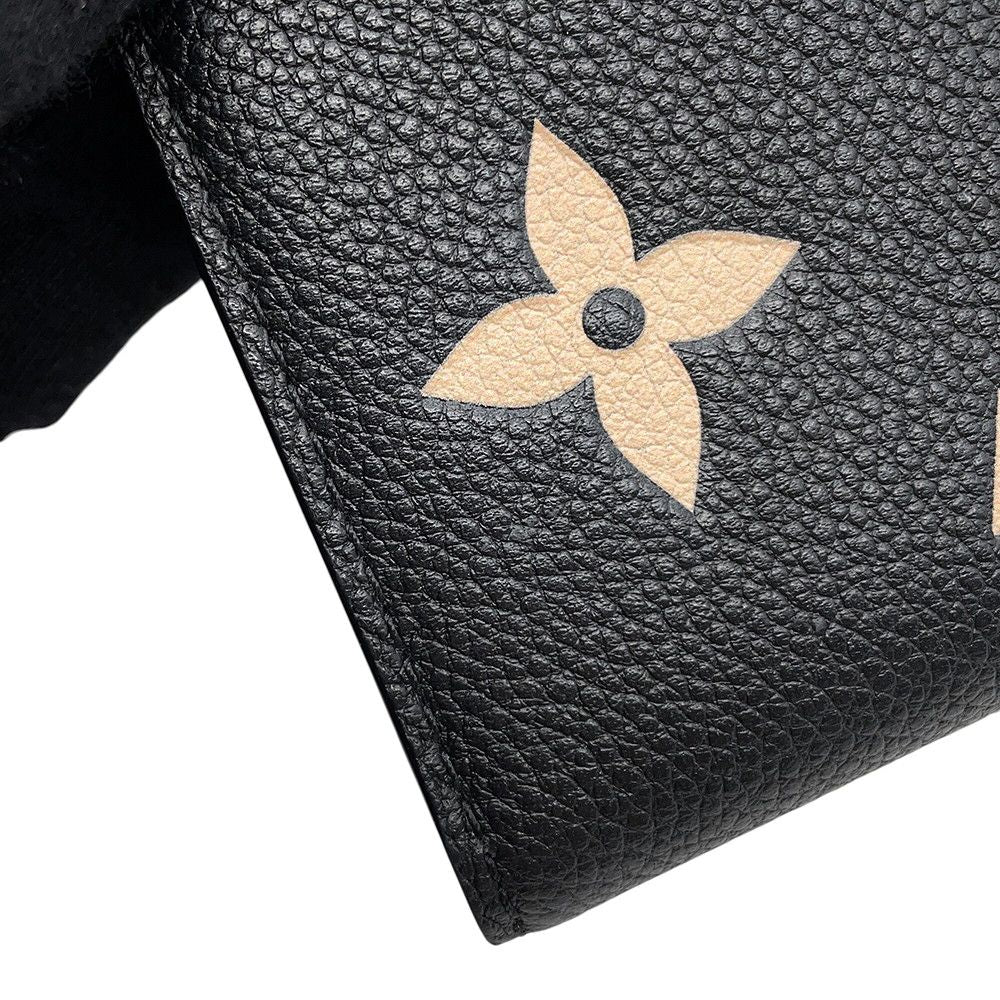 Louis Vuitton Trifold Wallet Monogram Empreinte Portefeuille Victorine Black — view 8