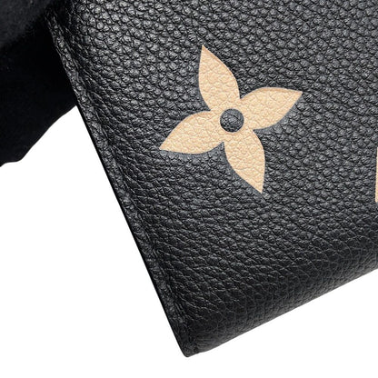 Louis Vuitton Trifold Wallet Monogram Empreinte Portefeuille Victorine Black — view 8