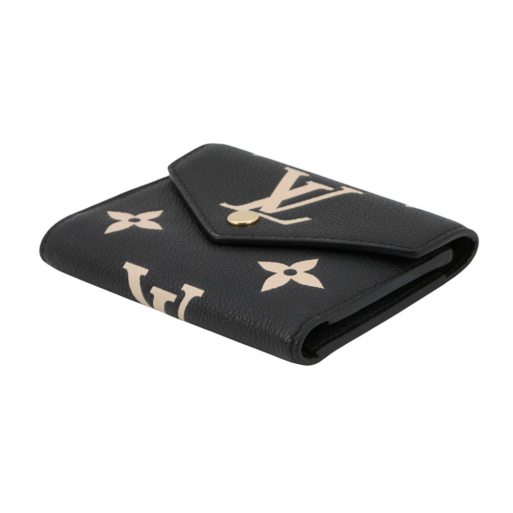 Louis Vuitton Trifold Wallet Monogram Empreinte Portefeuille Victorine Black — view 2