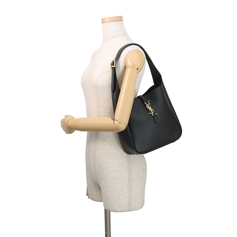 Saint Laurent Paris Shoulder Bag 5 7 Soft Calf Leather Black — view 4