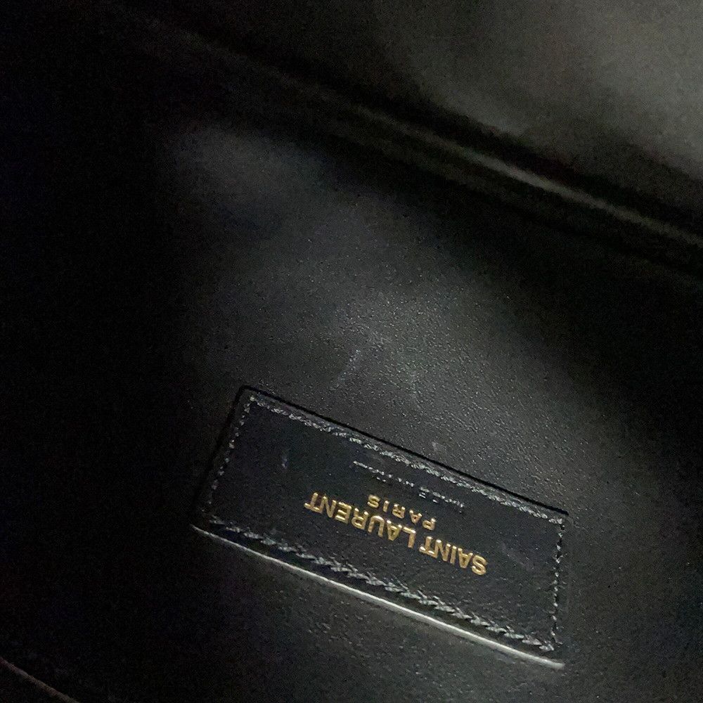 Saint Laurent Paris Shoulder Bag 5 7 Soft Calf Leather Black — view 9