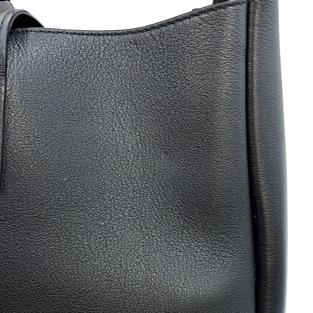 Saint Laurent Paris Shoulder Bag 5 7 Soft Calf Leather Black — view 7