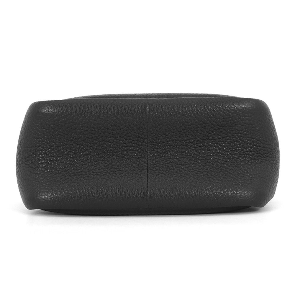 Prada Vitello Daino Logo Leather Mini Bag Black — view 3