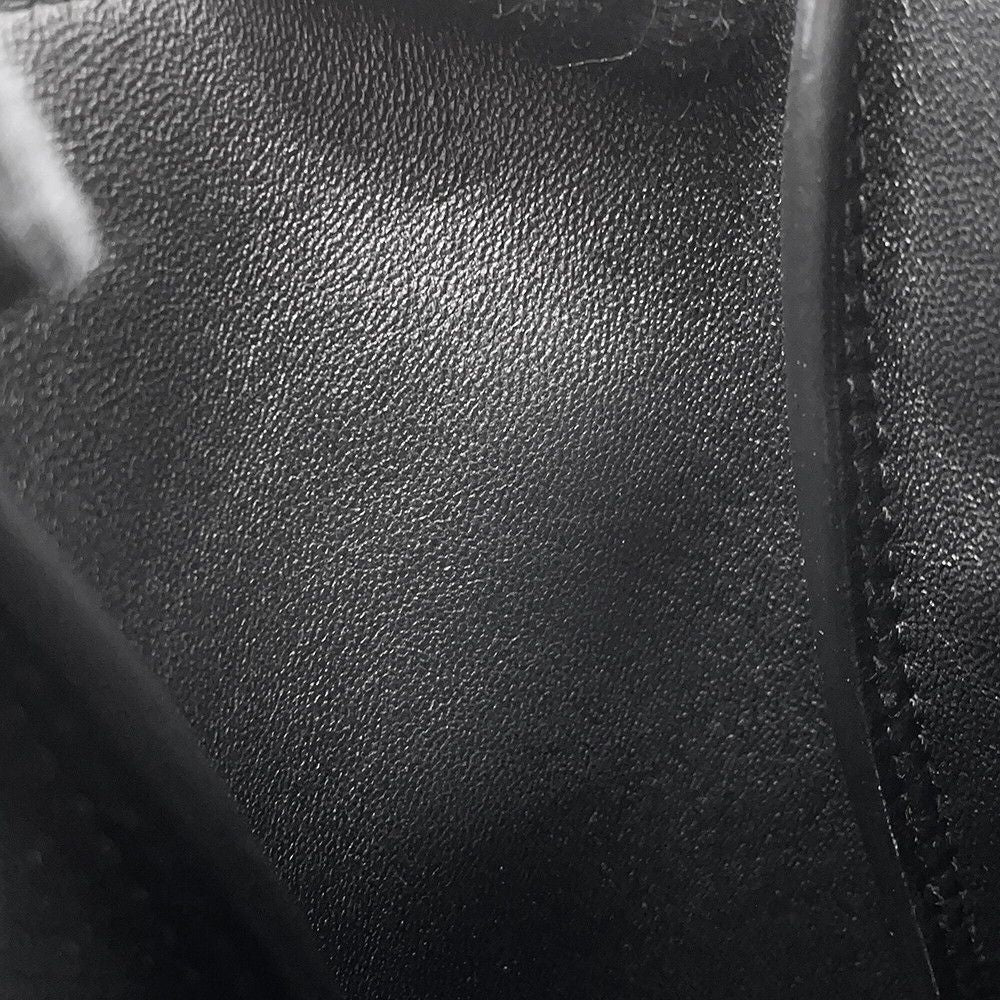 Prada Vitello Daino Logo Leather Mini Bag Black — view 8