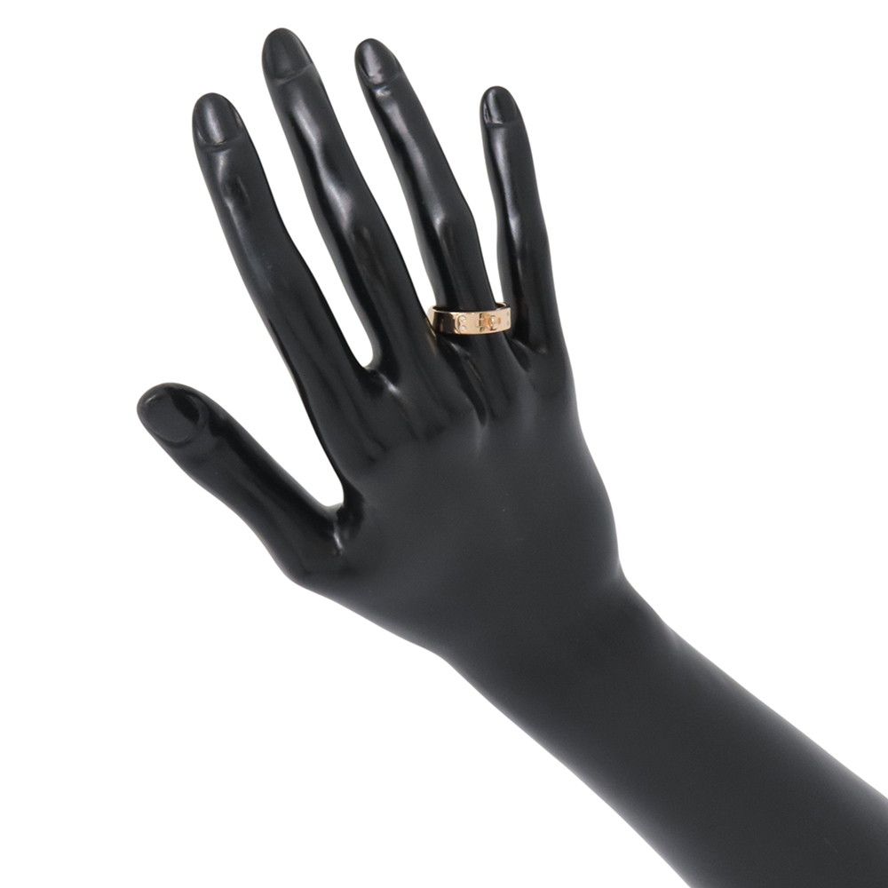 Hermes Ring Kelly PM Diamond Total 18k Pink Gold — view 4