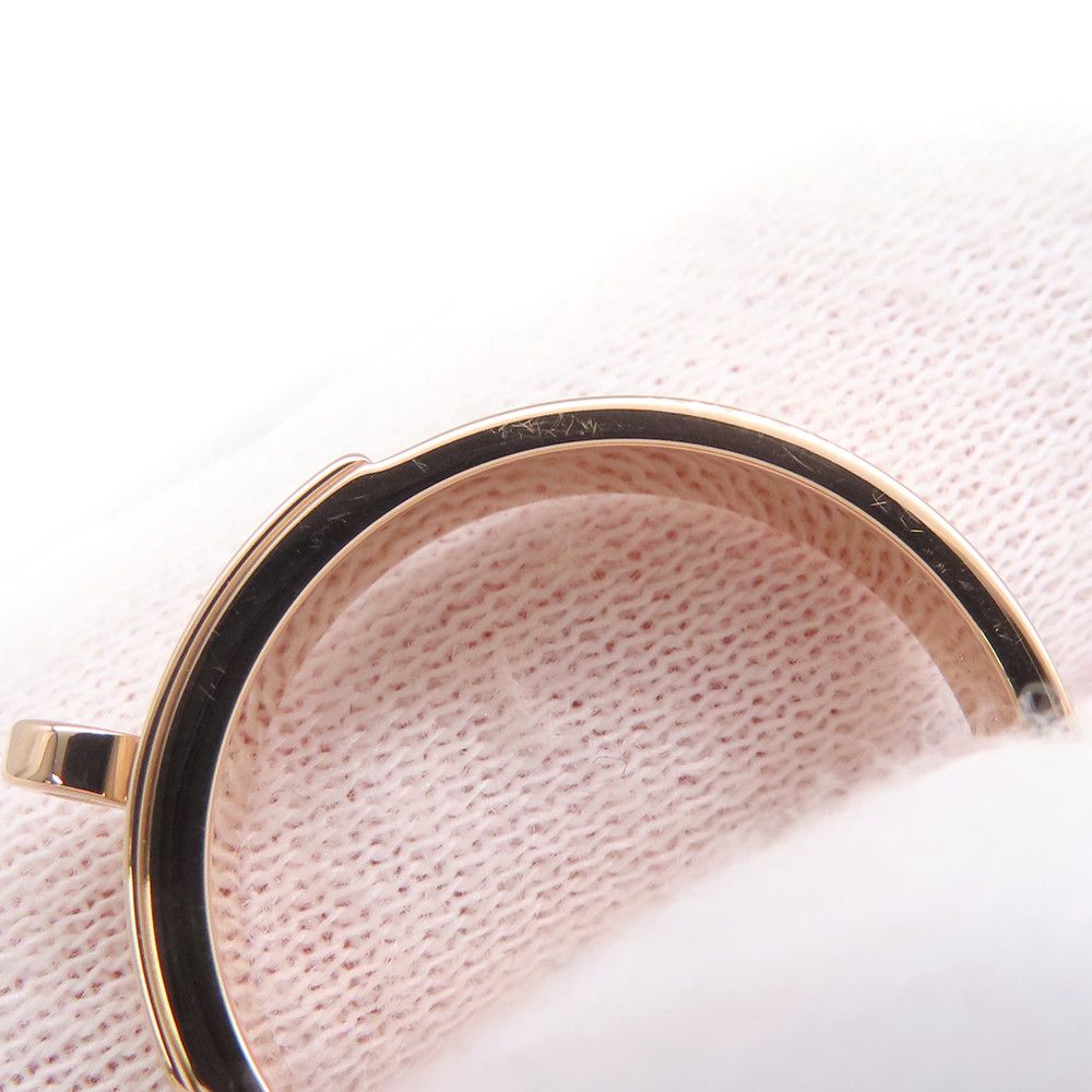Hermes Ring Kelly PM Diamond Total 18k Pink Gold — view 5