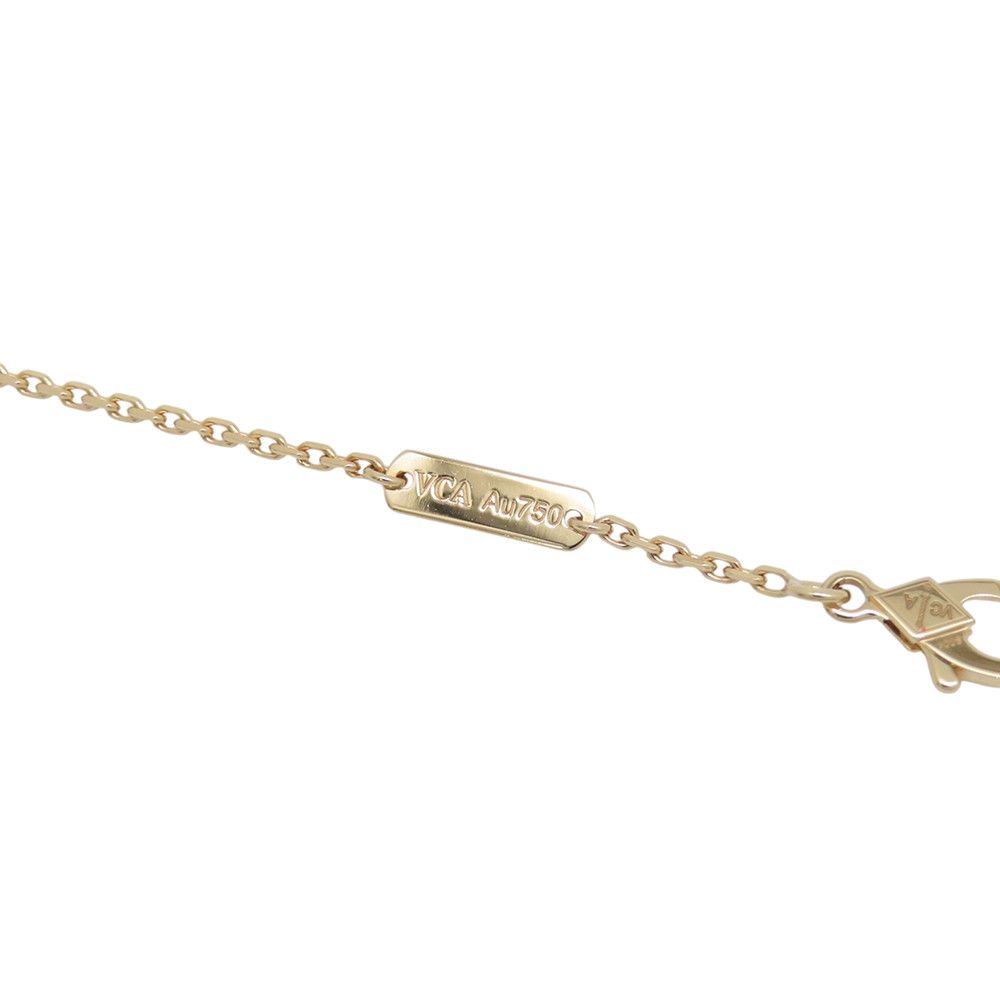 Van Cleef & Arpels Necklace Vintage Alhambra Pendant Mother of Pearl 18k Yellow — view 9