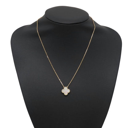 Van Cleef & Arpels Necklace Vintage Alhambra Pendant Mother of Pearl 18k Yellow — view 3