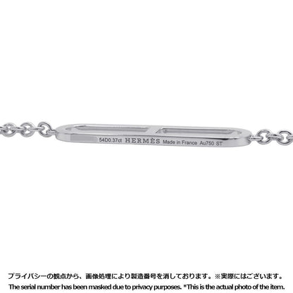 Hermes Bracelet Chaine D'ancre Diamond Total 18k White Gold — view 9