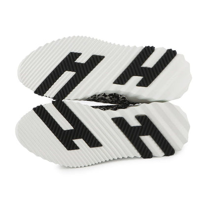 Hermes Sneakers Bouncing Silk Tresse Unprime 37 Shoes White Black — view 4