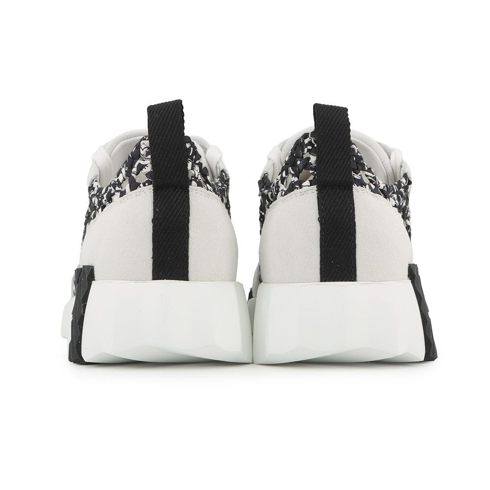 Hermes Sneakers Bouncing Silk Tresse Unprime 37 Shoes White Black — view 3