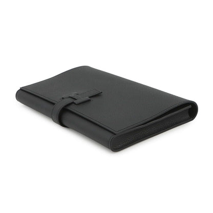 Hermes Wallet New Passant Toutenmain Black Silver Epsom — view 2
