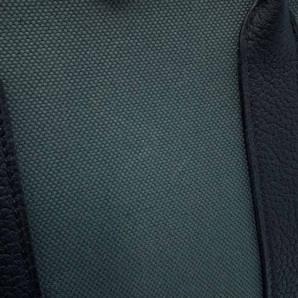 Hermes Tote Garden Party TPM Vert Mangrove Black Silver Toile Ash Negonda — view 6