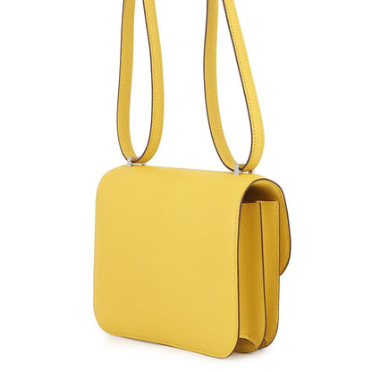 Hermes Shoulder Bag Mini Constance 3 Miloire Joannaple Silver Chevre Misor — view 2