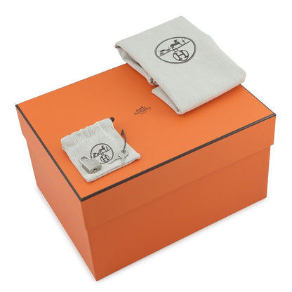 Hermes Handbag Picotin Lock PM Orange Silver Taurillon Clemence Tote — view 7