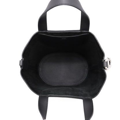 Hermes Tote in the Loop 18 Black Silver Taurillon Clemence Swift — view 5