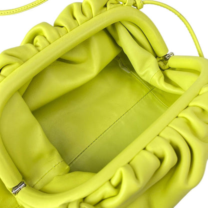 Bottega Veneta Shoulder Bag the Pouch Light Yellow Leather — view 7