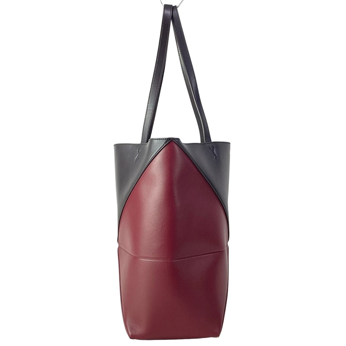 Loewe Tote Puzzle Fold Chocolate Burgundy — view 2