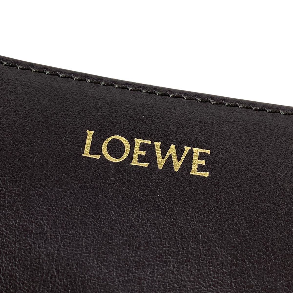 Loewe Tote Puzzle Fold Chocolate Burgundy — view 9