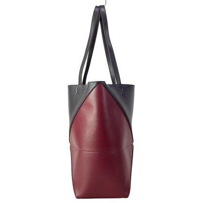 Loewe Tote Puzzle Fold Chocolate Burgundy — view 4