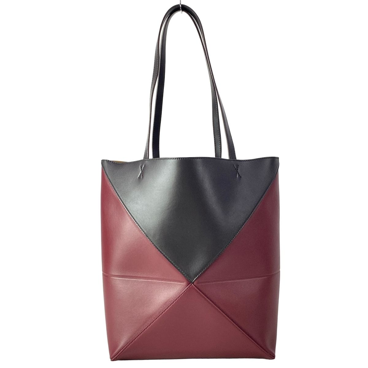 Loewe Tote Puzzle Fold Chocolate Burgundy — view 3