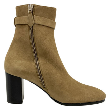 Hermes Short Boots 35 Beige Kelly Silver — view 2