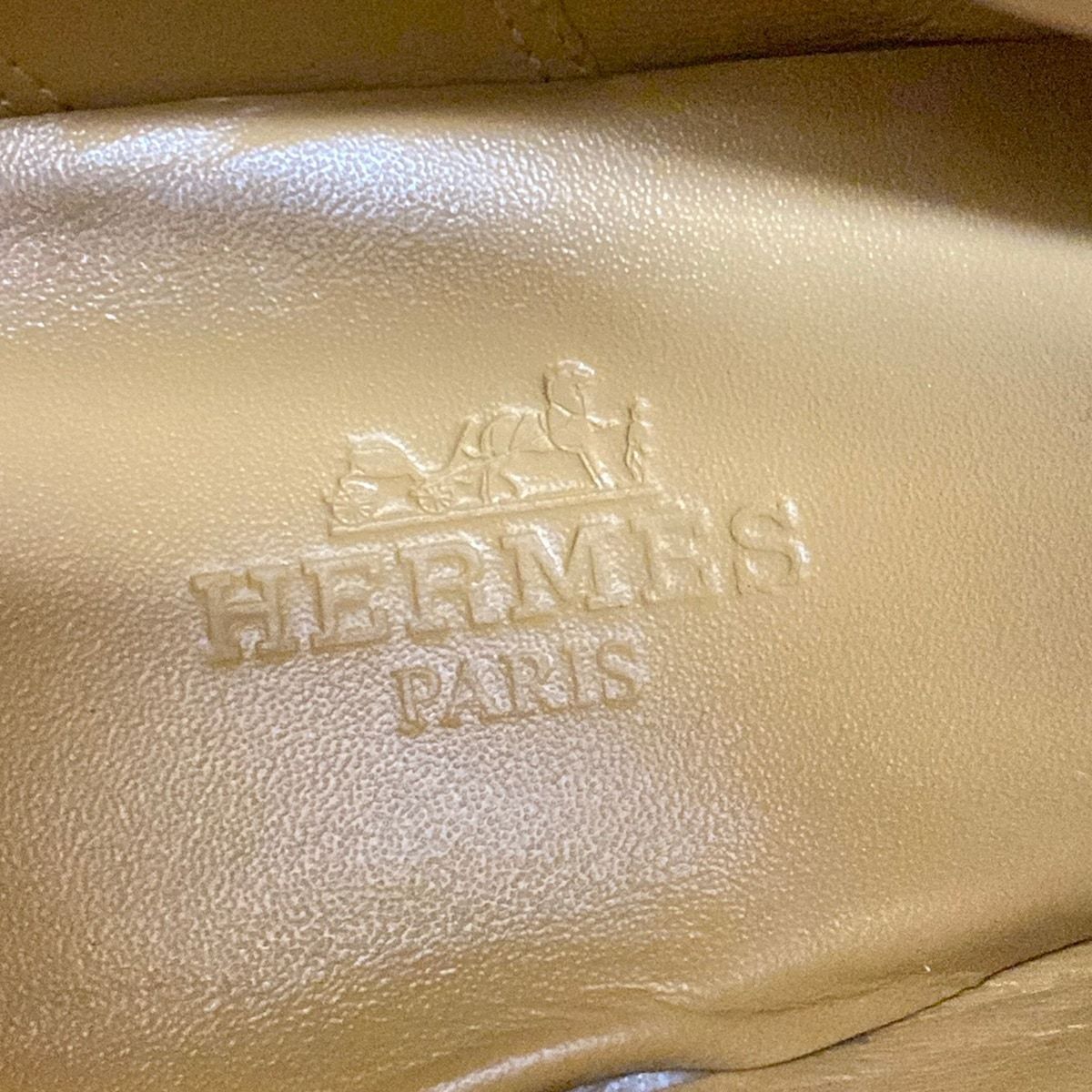 Hermes Short Boots 35 Beige Kelly Silver — view 9