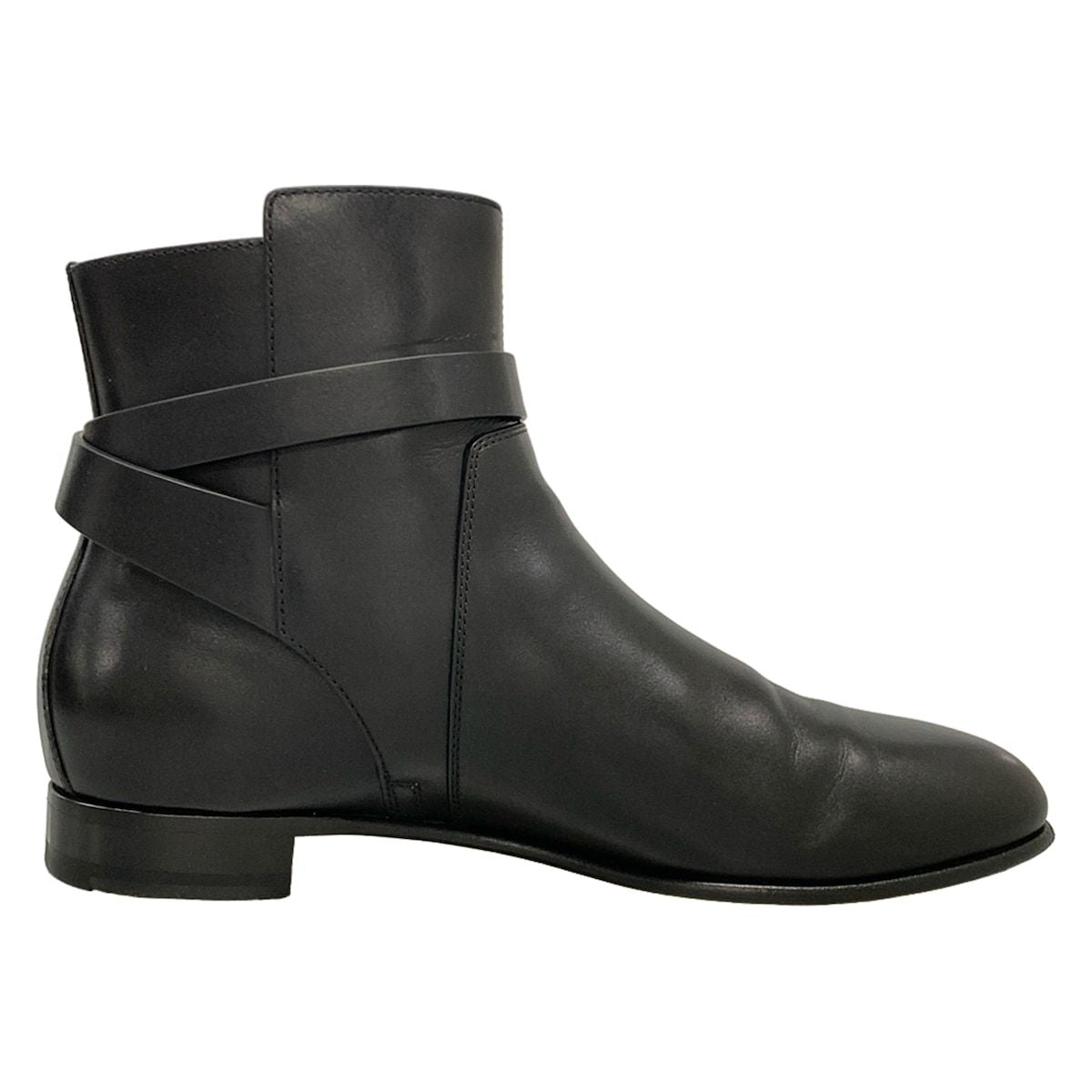 Hermes Short Boots 36.5 Neo Black Kelly Silver Leather — view 2